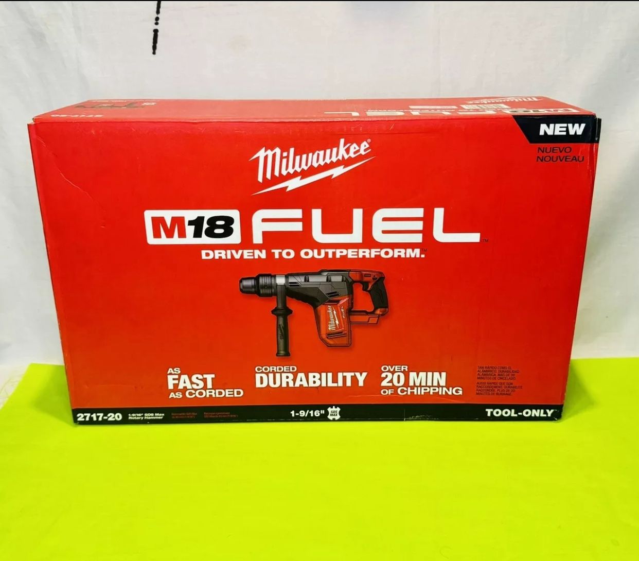 Milwaukee New 1 9/16” Rotary Hammer Fuel