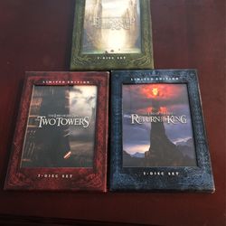 All The Lord Of The Rings Extended Limited Edition