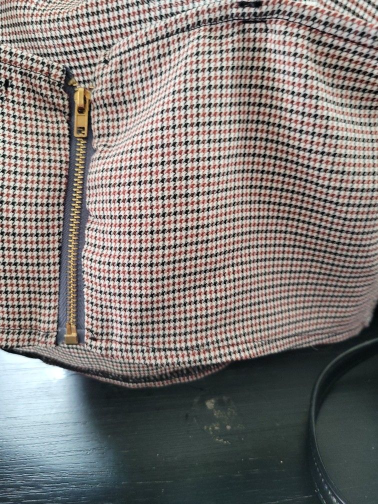 Checkered Crop Top