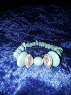 Audreys beads and things handmade turquoise bracelet $12