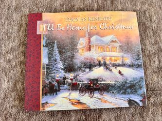 Thomas Kinkade I’ll Be Home for Christmas Hardcover Book