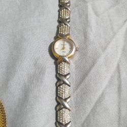 Armitron Ladies Watch Bracelet Rhinestone 