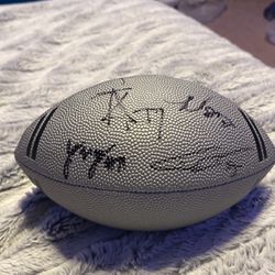 Autographed By Jalen Reid Romeo, Dobbs, And Two Offensive Lineman