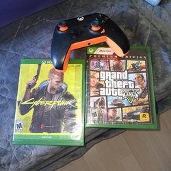 XBOX ONE - 2 GAMES AND A CONTROLLER