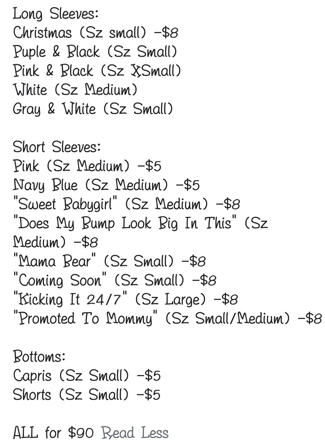 Maternity Clothes