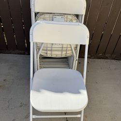 White Folding Chairs 