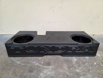 Toyota Tundra Double Cab Ported Subwoofer Box Enclosure dual 12