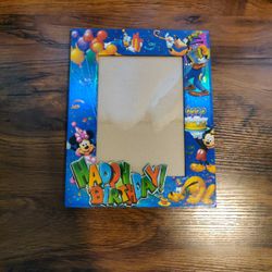 Disney Parks Happy Birthday Frame 7x5