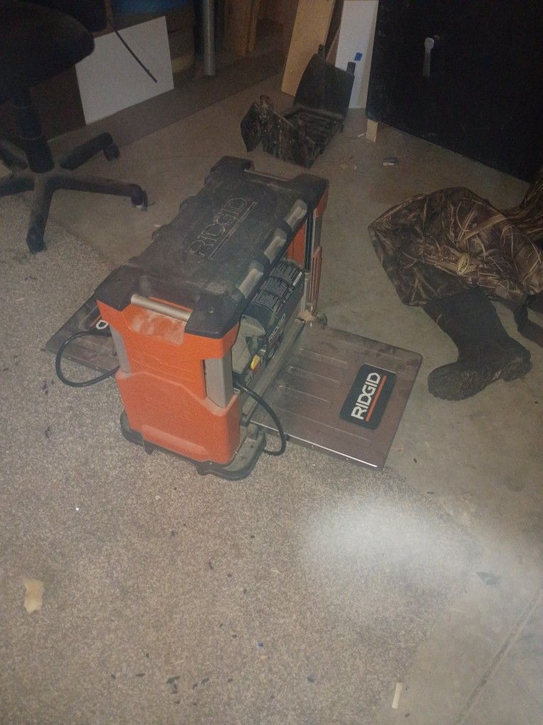 rigid thickness planer