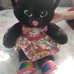 Build A Bear Black Cat 