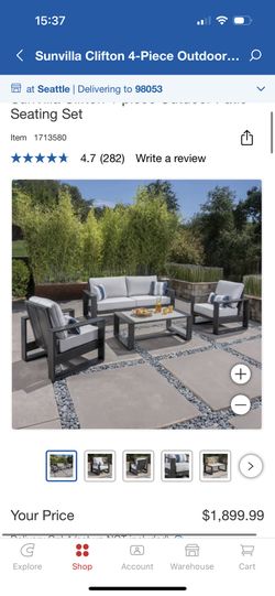 BRAND NEW Sunvilla Outdoor Chairs (two) And Coffee Table