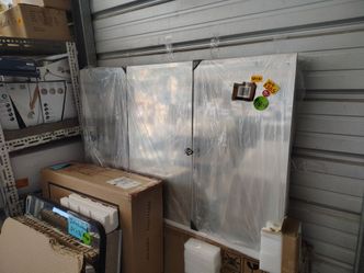 Medicine cabinet 30 x 48 surface mount frameless tri mirror