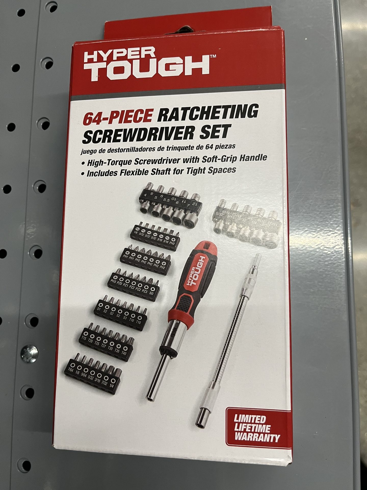 Screw Driver Set Ratcheting 64 Piece 