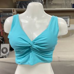 Turquoise Halter Top L