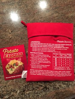 Potato express microwave potato cooker