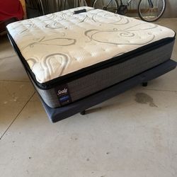 Electric Sealy Posturepedic pillow top mattresses 