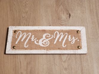 Mr And Mrs Sign