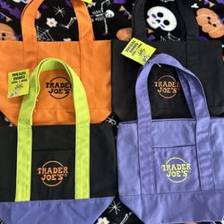 Trader Joes Canvas Mini Tote Bags