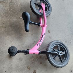 Pink Bonobo Balance Bike $30