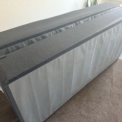 King Size Bed frame and box spring