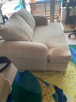 Beautiful loveseat and Hasek