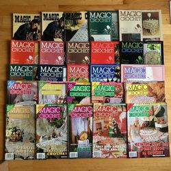 Lot 25 Magic Crochet magazines