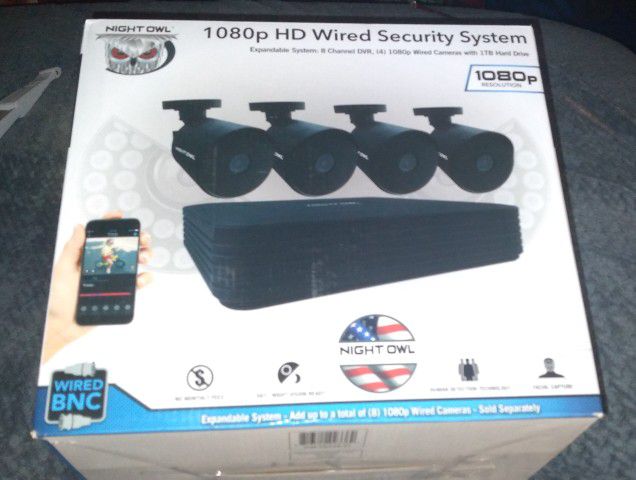 NIGHT OWL 1080p HD Wired Security System with Human Detection Technology