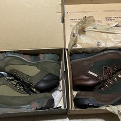 Timberland Field Boots Size 9.5 Camo Beef And Broccoli 