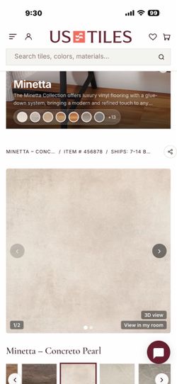 MINETTA – CONCRETO PEARL ITEM # 456878 18x36” 34.2 sq ft per case Have 49 cases 85.00 ea