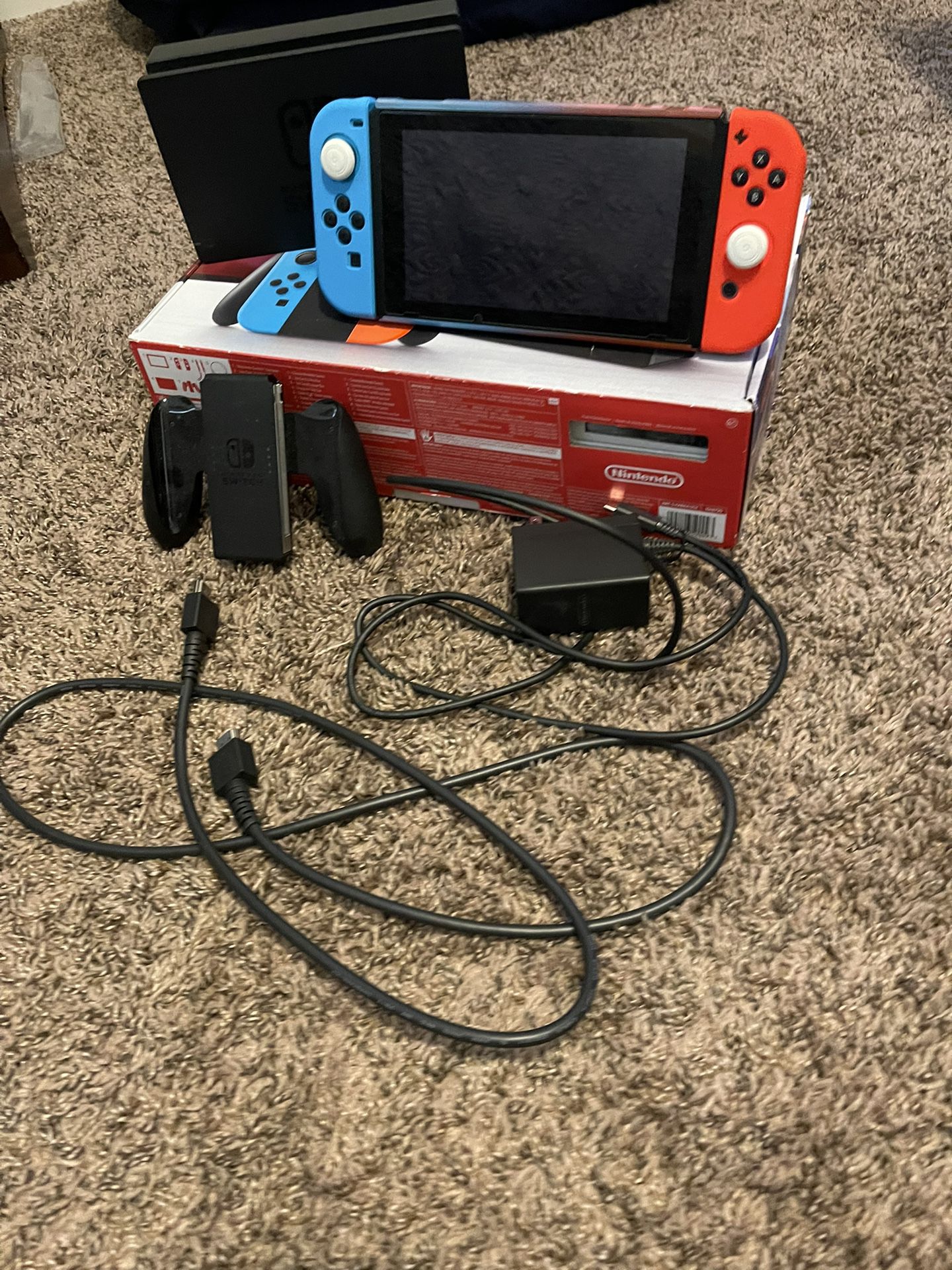(Texas)Nintendo Switch Bundle With Free 128sd, Carrying Case, Bluetooth Adapet For Wireless Earpiece