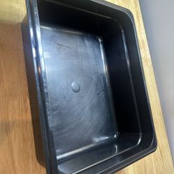 Cambro 24CW Camwear 1/2 Size Food Pan 4” Deep Black Polycarbonate NSF 12x10