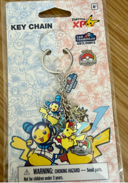 2026 Pokémon Worlds Pikachu XP Exclusive Keychain