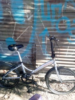 Durban Folding Bike Silver