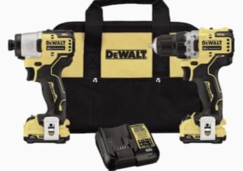 DEWALT XTREME 2-Tool 12-volt Max Power Tool Combo Kit with Soft Case (ChargeIncluded and 2-Batteries Included)