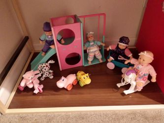 Circo mini baby doll lot. Can be used for American girl or other 18 inch  doll nursery . for Sale in Puyallup, WA - OfferUp