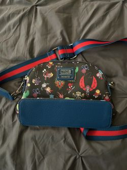 Marvel Loungefly Crossbody Bag – Superhero Print (Spider-Man, Iron Man, Thor, Hulk, etc.) 