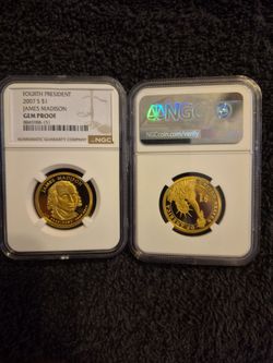 2007 S $1 James Madison