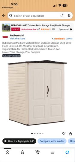Rubbermaid storage