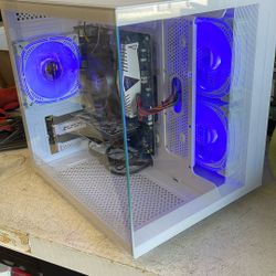White AMD Budget Gaming PC Desktop Computer 