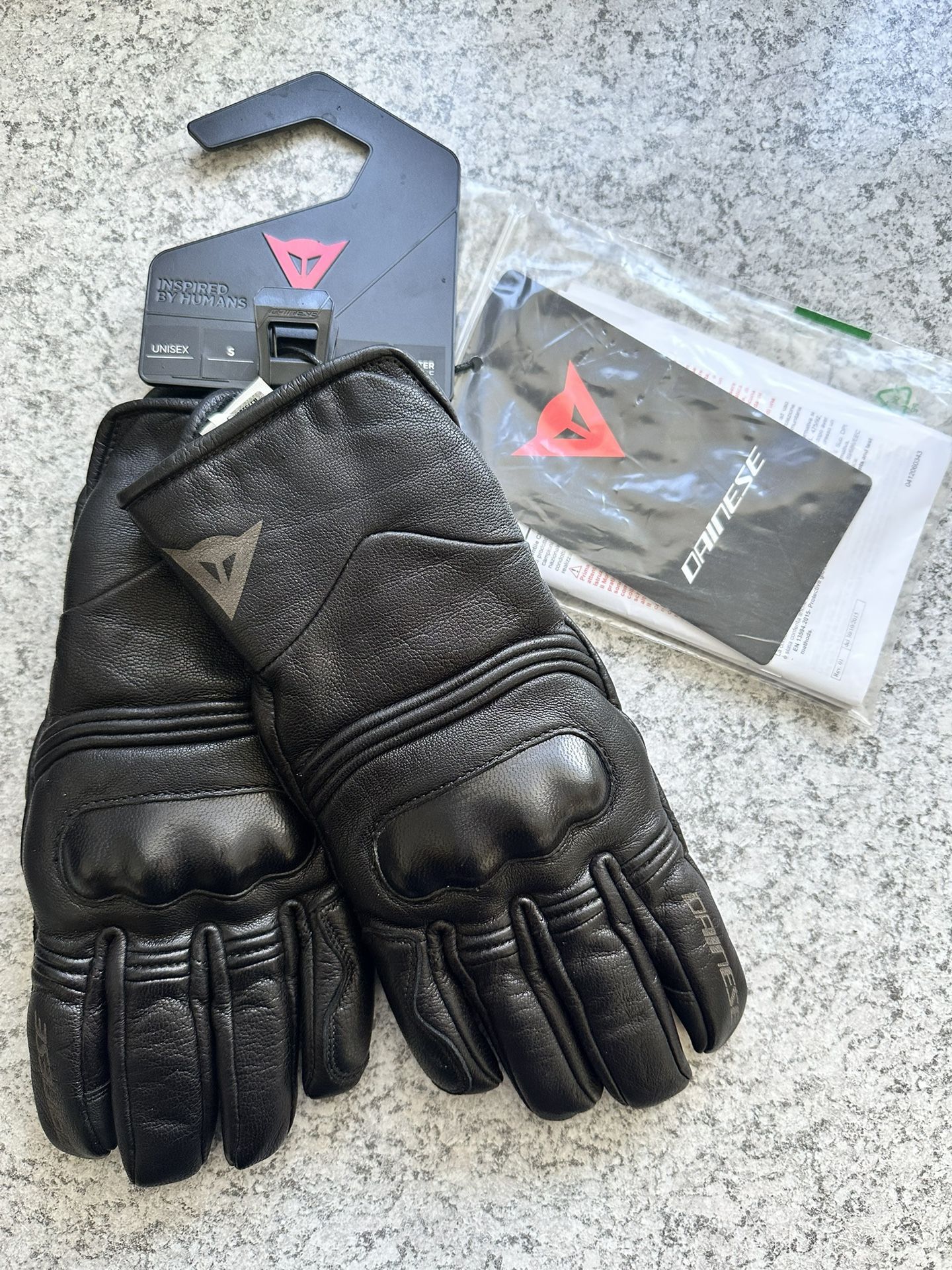 Dainese Motorcycle Gloves Waterproof Leather