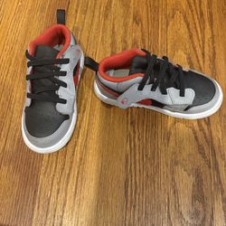 Black, Gray and Red Jordan’s Size 9C
