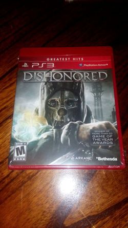 Dishonored ps3 game