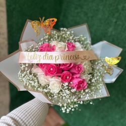 Floral arrangements and balloons  