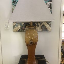 Antique Lamp With New shade And New 3 Way Socket Upgrade 