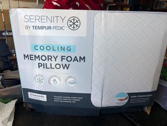 Cooling memory foam pillow