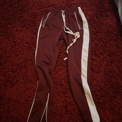 Burgundy Joggers