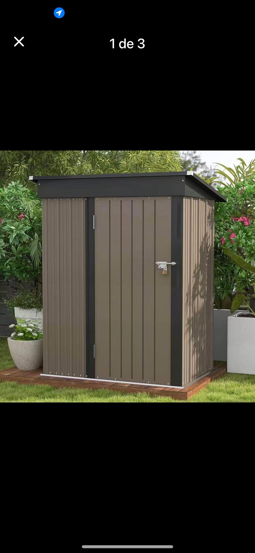 5x3 FT Outdoor Storage Shed