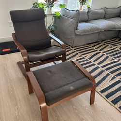 POÄNG Chair + Ottoman