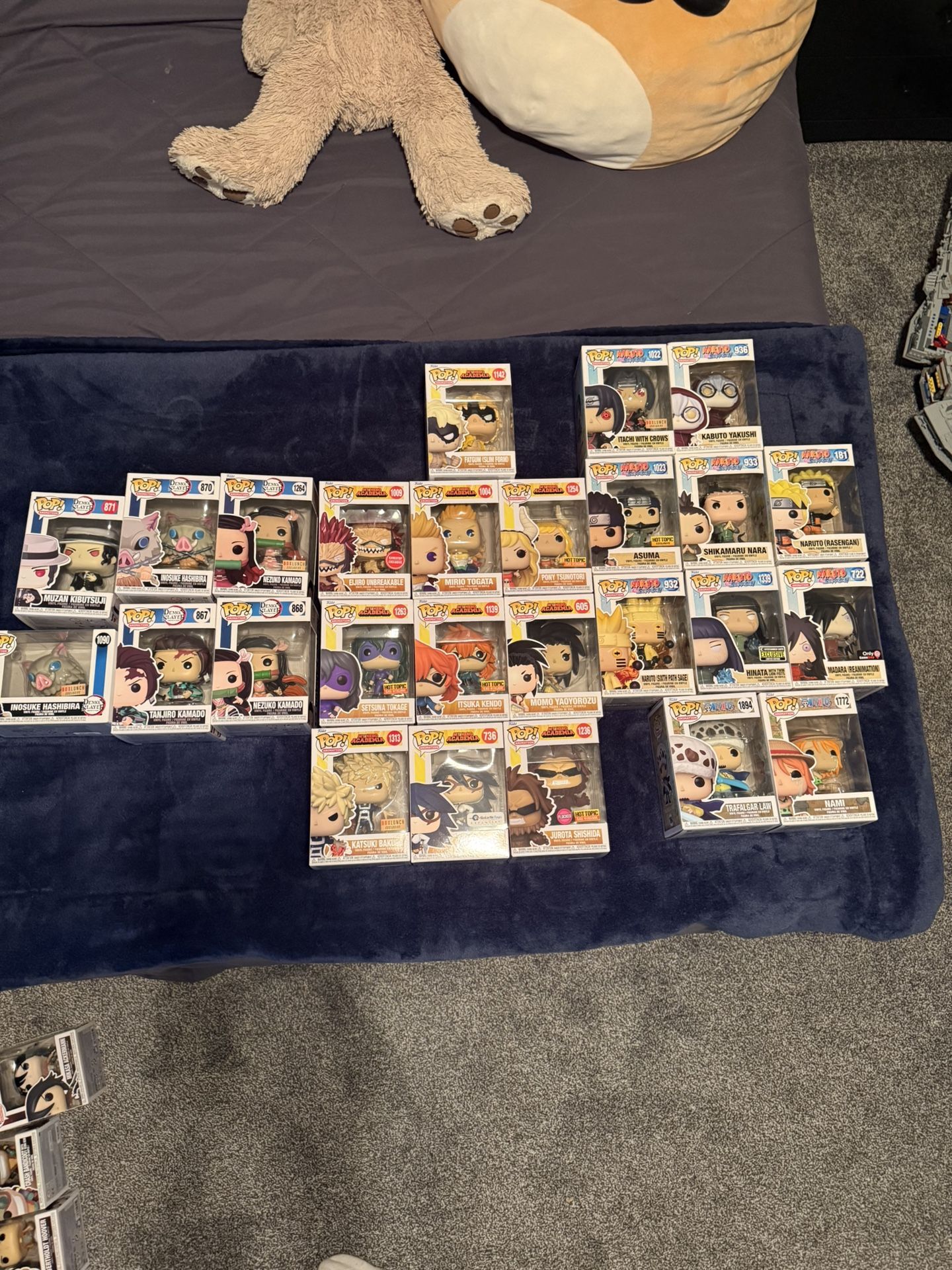 Funko pop lot Anime/Marvel
