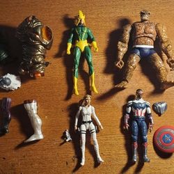 Marvel action figures and BAF lot